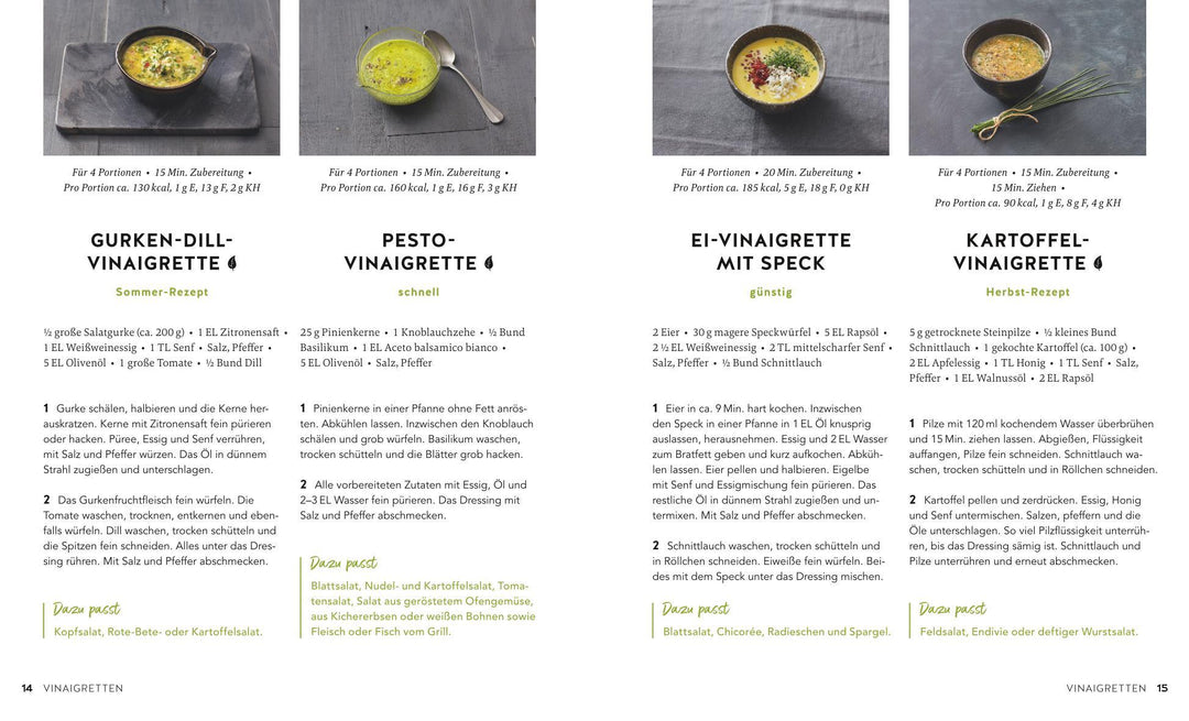 1 Salat - 50 Dressings | Pfannebecker, Inga