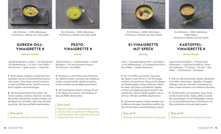 1 Salat - 50 Dressings | Pfannebecker, Inga