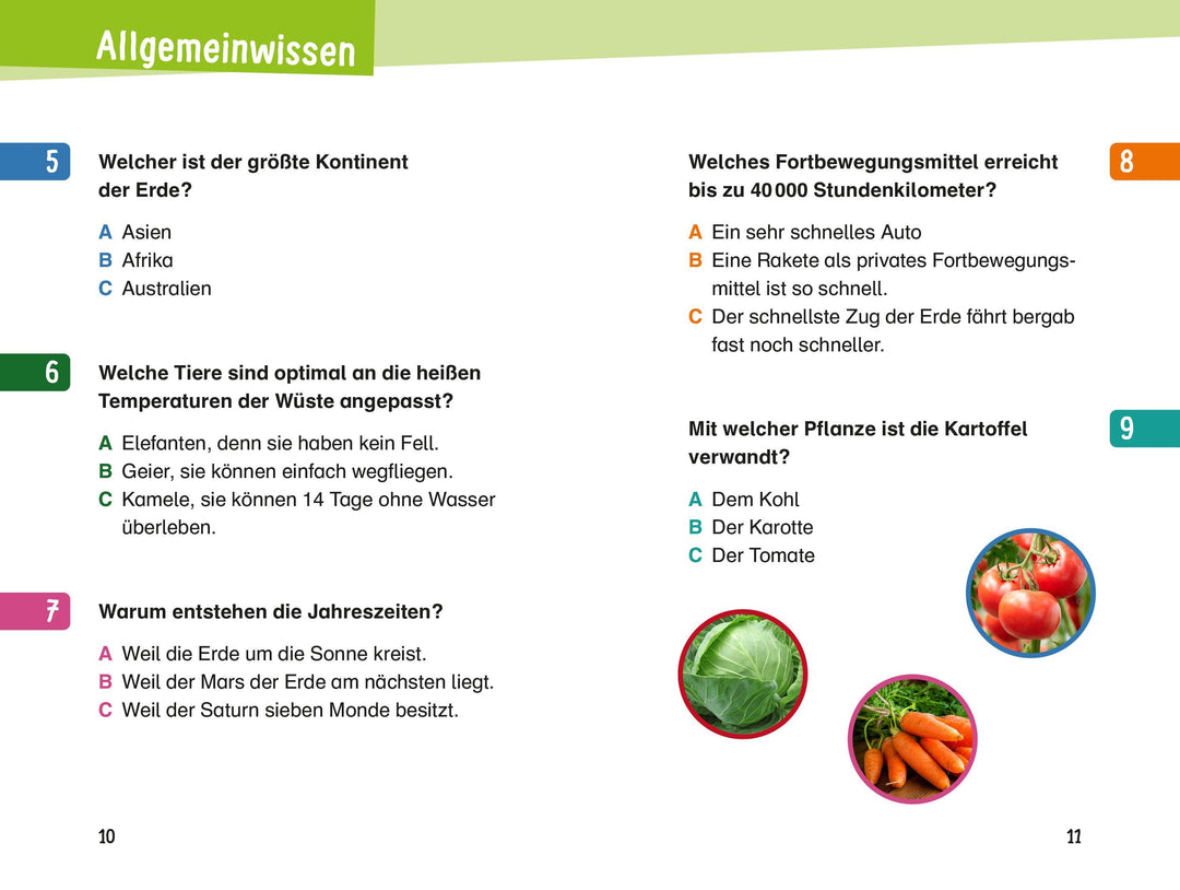 133 spannende Quizfragen für schlaue Grundschulkinder | -