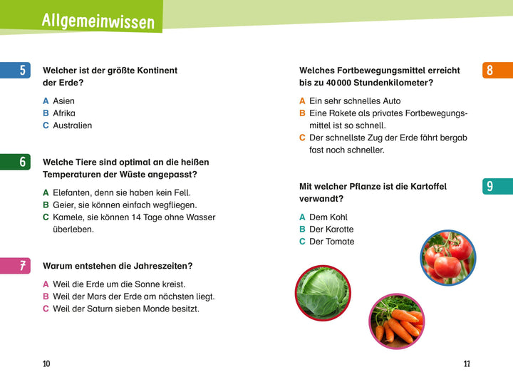 133 spannende Quizfragen für schlaue Grundschulkinder | -