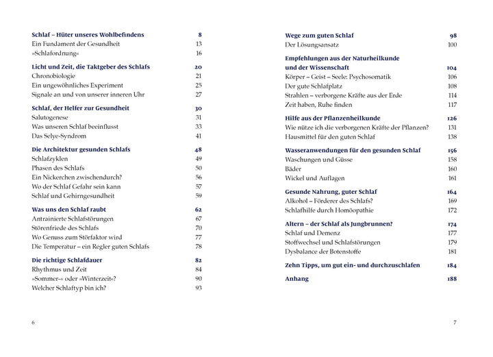 Natürlich schlafen | Gasperl, Hans