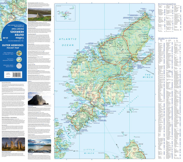 Outer Hebrides Pocket Map | Collins Maps