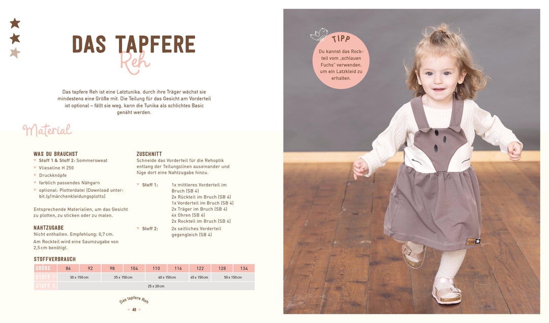Märchenhafte Kinderkleidung nähen | Reisecker, Karin