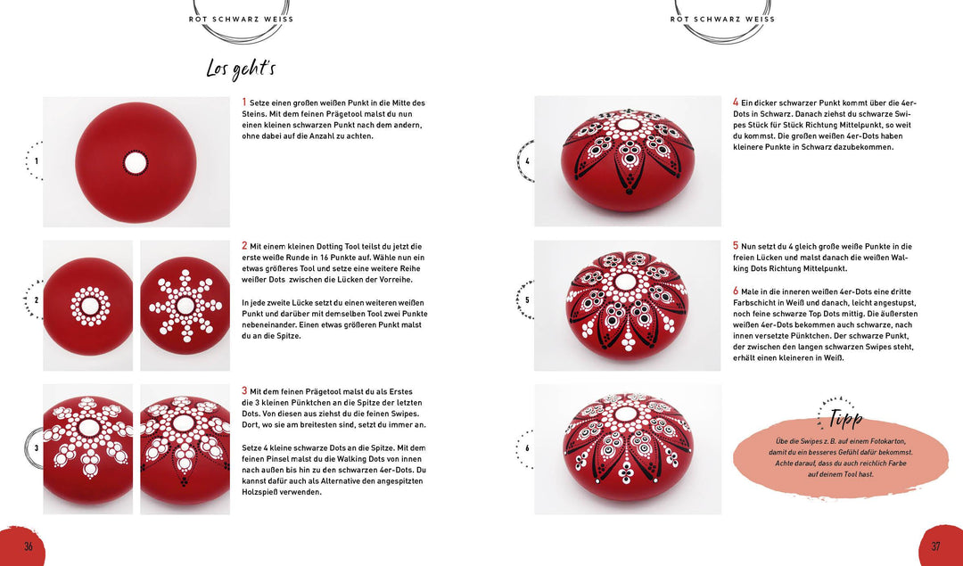 Steine bemalen - Mandala - Band 2 | Berstling, Anette