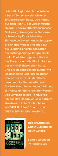 Deep Sleep, Band 2 - Auftrag: The Whisperer | Morton, Chris