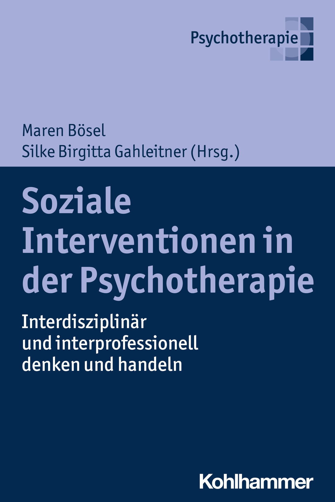 Soziale Interventionen in der Psychotherapie | -
