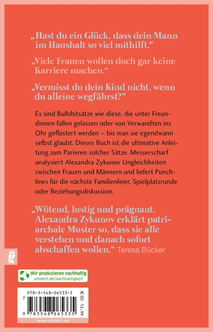 "Wir sind doch alle längst gleichberechtigt!" | Zykunov, Alexandra