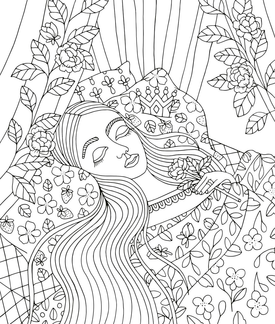 Im Feenreich. Ein Ausmalbuch. | Öberg, Emelie Lidehäll