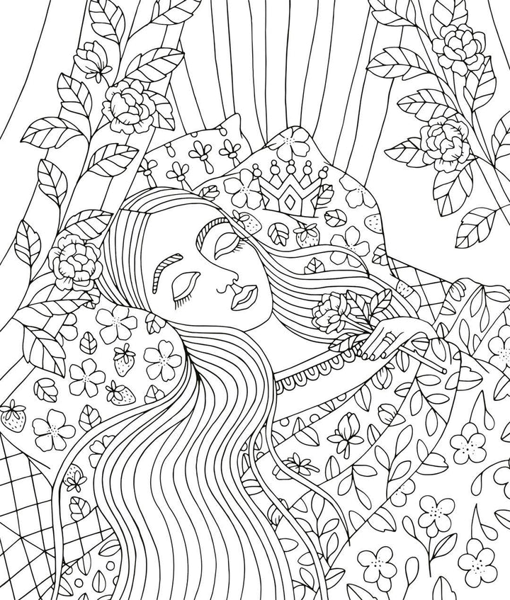 Im Feenreich. Ein Ausmalbuch. | Öberg, Emelie Lidehäll