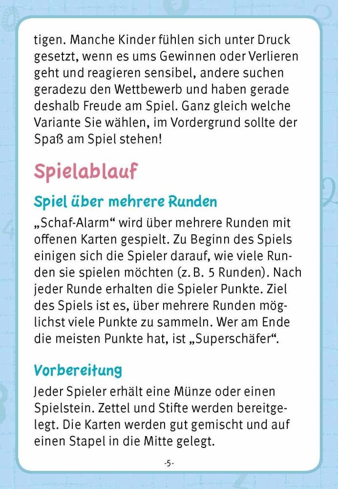 Schafalarm. Ein Denk- und Zahlenspiel | Gerleit, Annegret