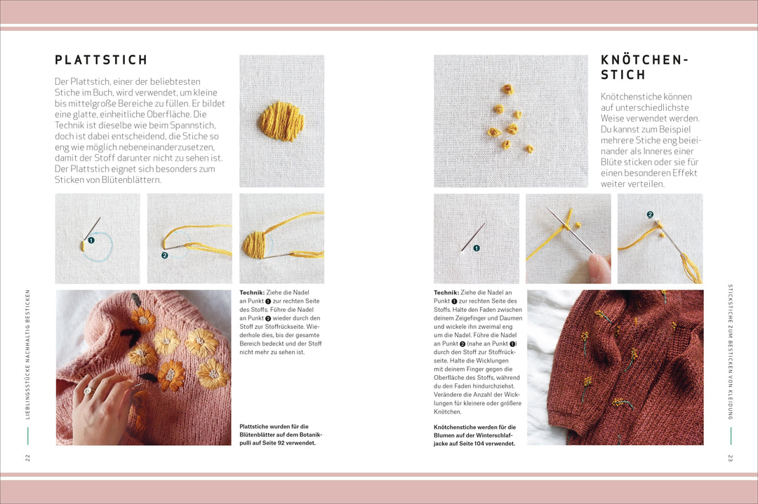 Lieblingsstücke nachhaltig besticken | Bolstad, Warunee