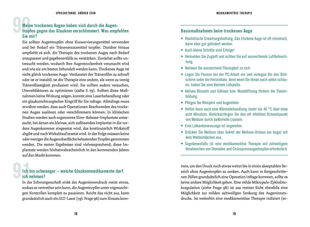 In der Sprechstunde: Grüner Star; Erkennen - verstehen - behandeln | Grohman...