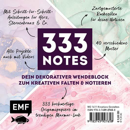 333 Origami Minis - Pouring Art - Dein dekorativer Wendeblock zum kreativen ...