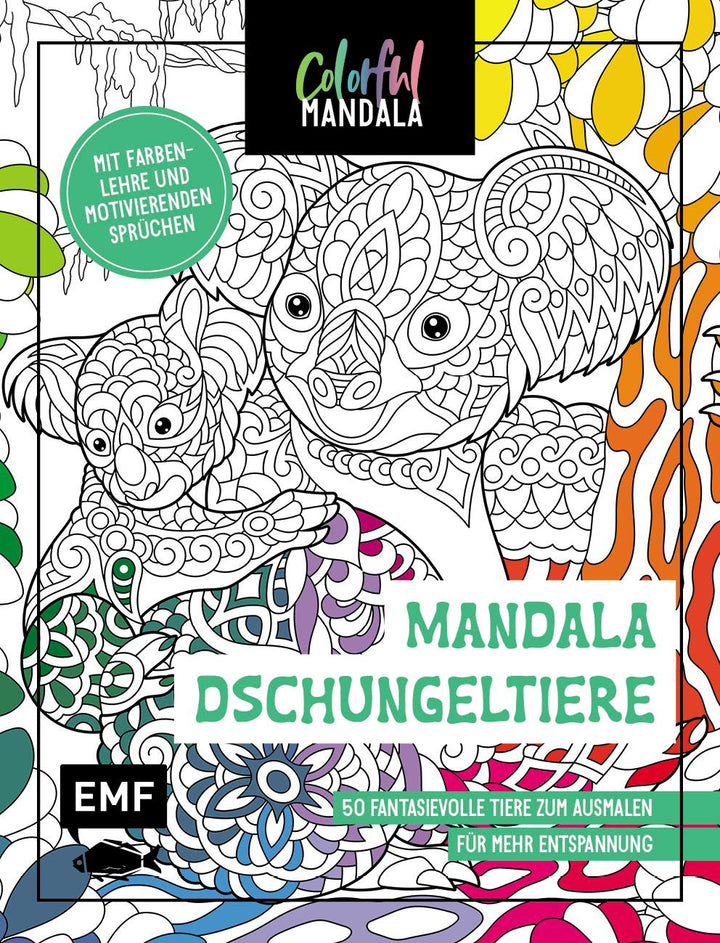 Colorful Mandala - Mandala - Dschungeltiere | -