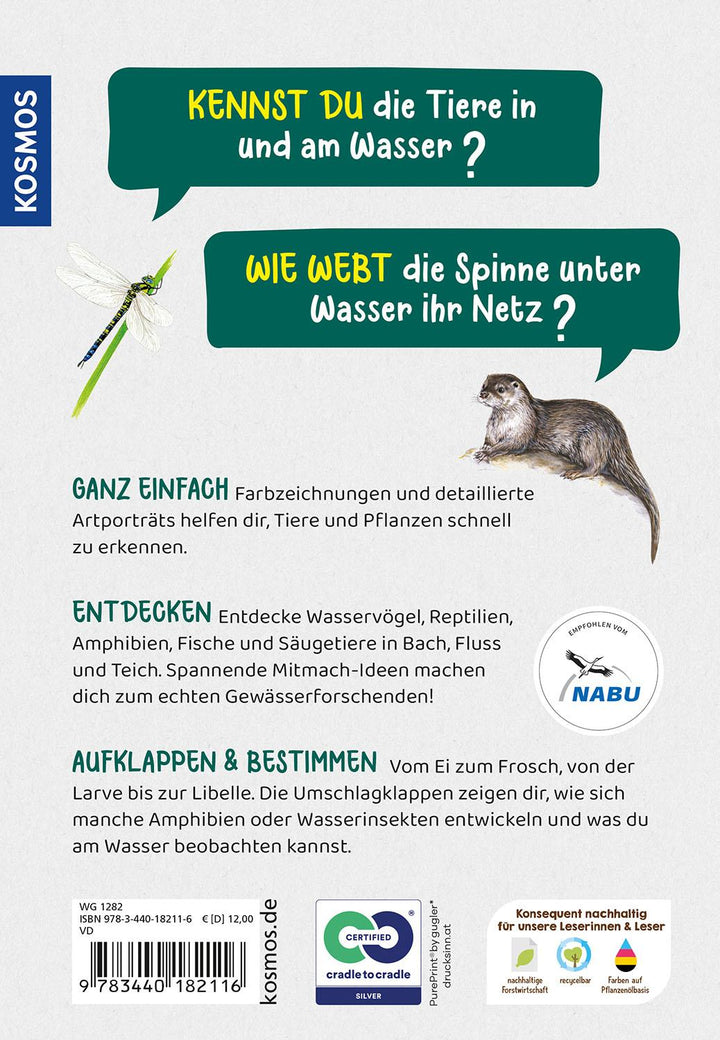 Was lebt an Bach und Teich? Kindernaturführer | Saan, Anita van