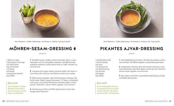 1 Salat - 50 Dressings | Pfannebecker, Inga