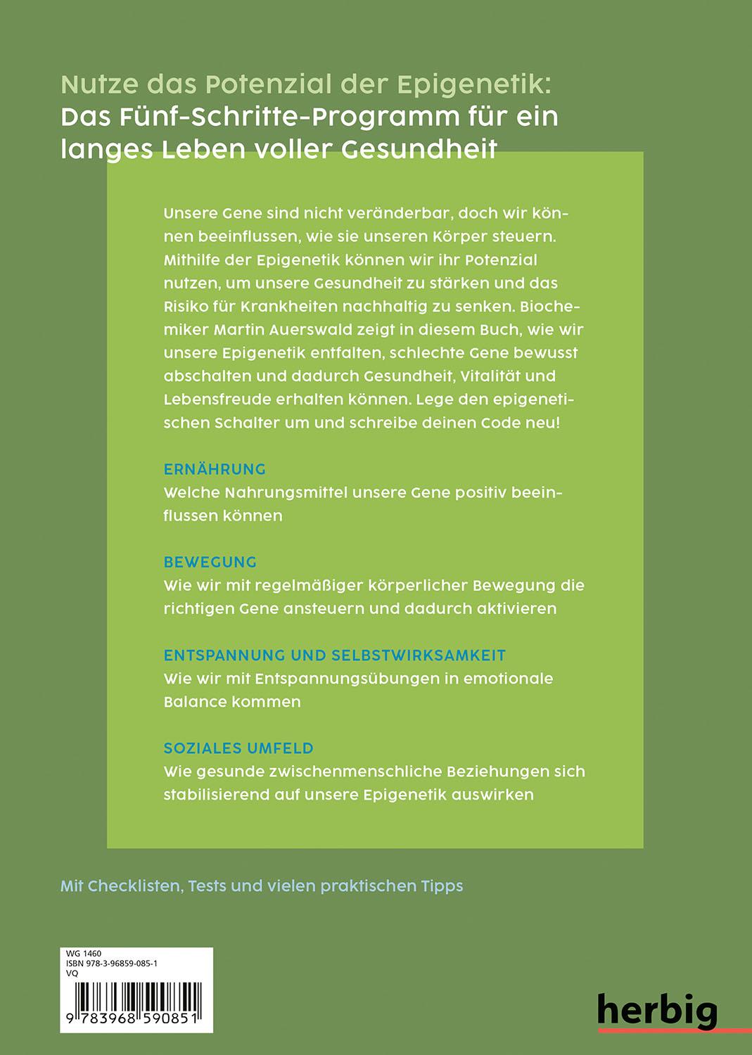 Der Epigenetik-Code | Auerswald, Martin