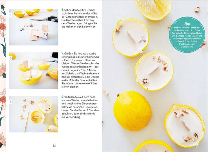 Natürliche Duftkerzen selber machen - mit Blüten & ätherischen Ölen | Roty, ...