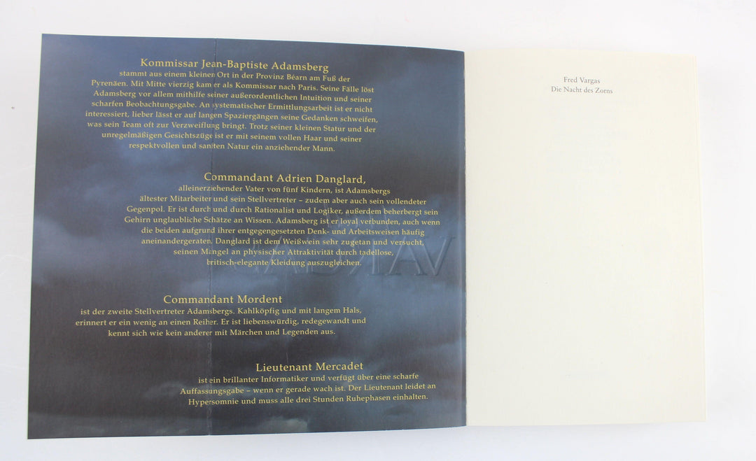 Die Nacht des Zorns | Vargas, Fred