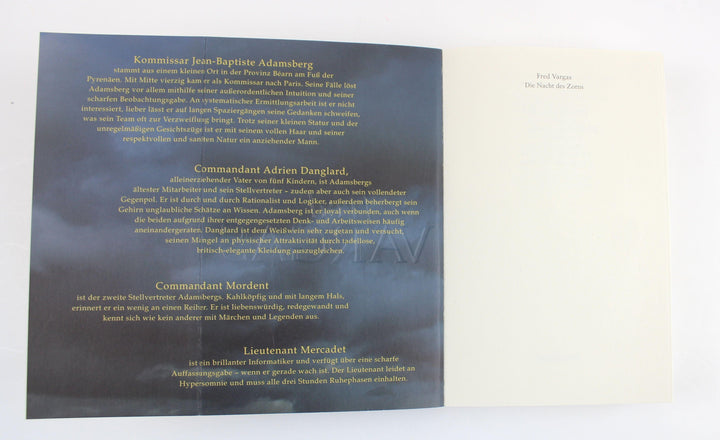 Die Nacht des Zorns | Vargas, Fred