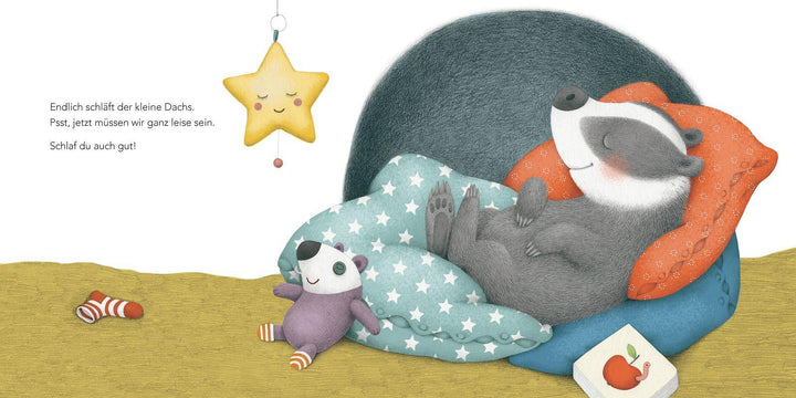 "Ich bin gar nicht müde!", sagt der kleine Dachs (Einschlaf-Buch) | Kitzing,...