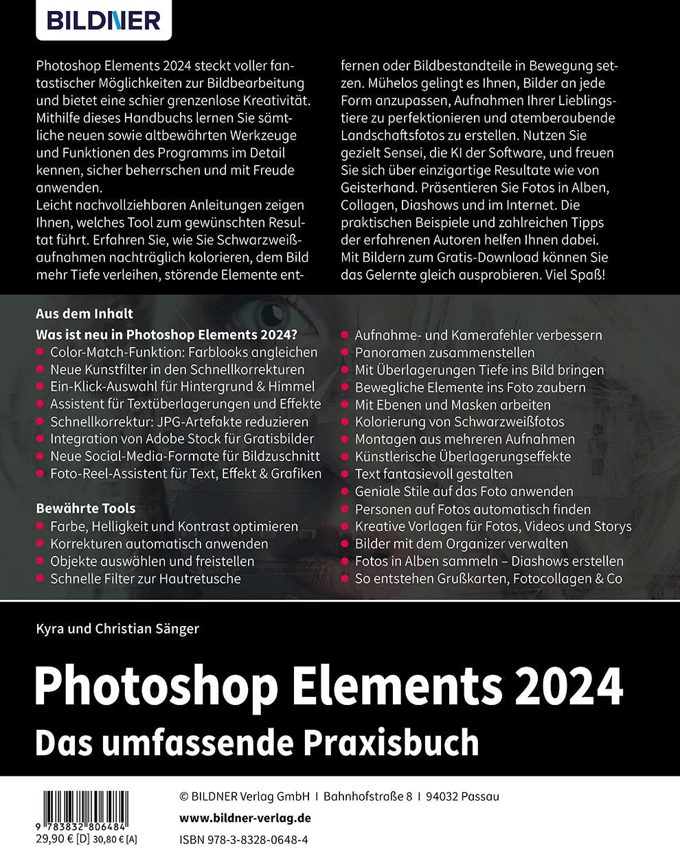 Photoshop Elements 2024 - Das umfangreiche Praxisbuch | Sänger, Kyra | Sänge...