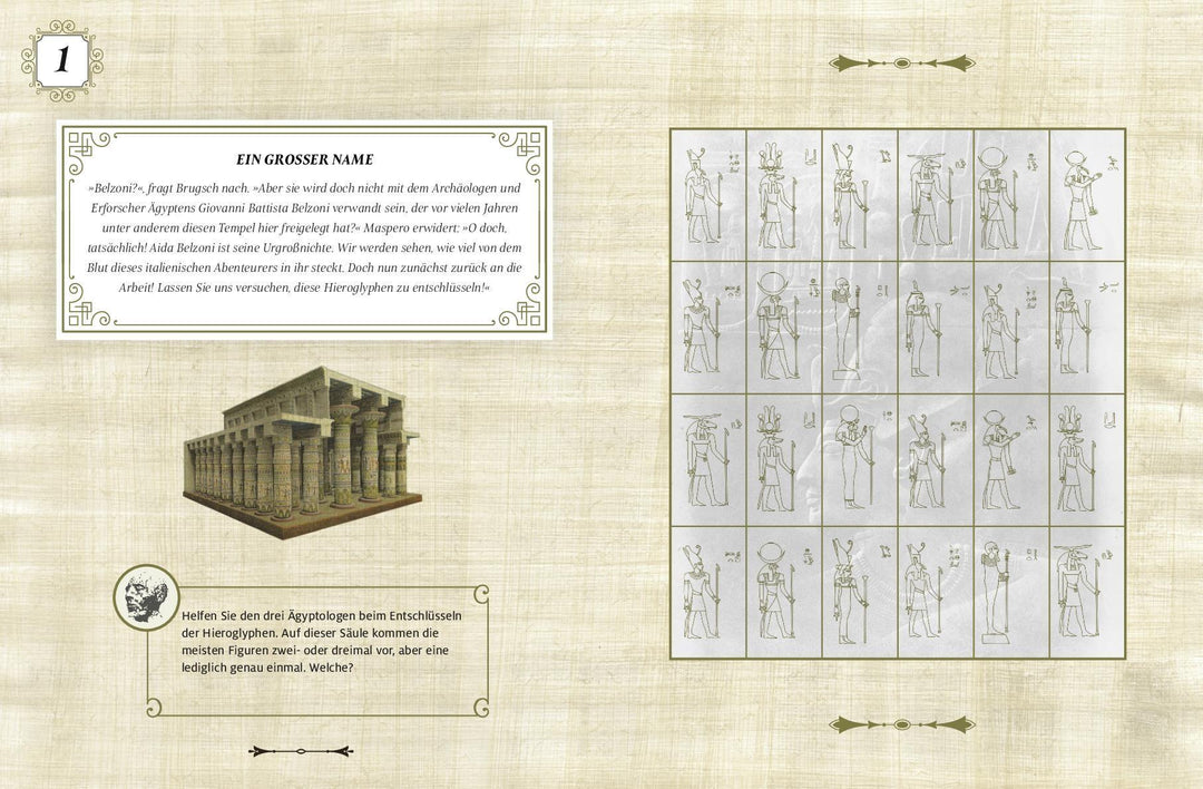 Der Fluch der Mumie Adventskalender der Logikrätsel | Kiefer, Philip