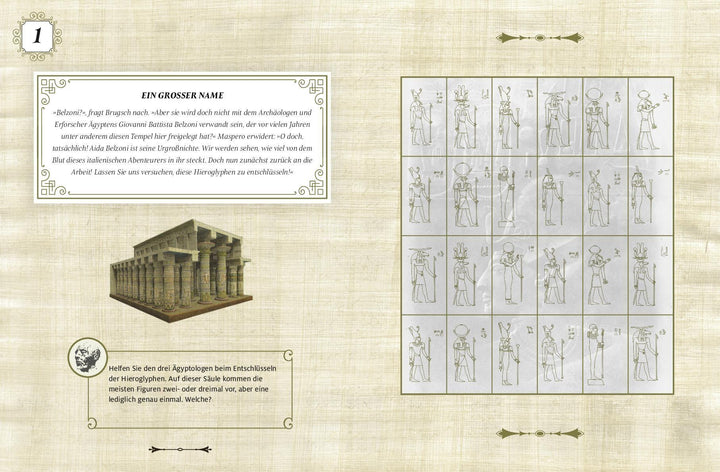 Der Fluch der Mumie Adventskalender der Logikrätsel | Kiefer, Philip