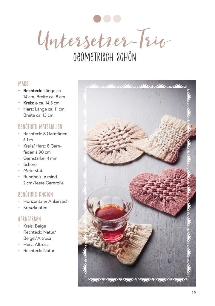 Kreativ-Set Einfach Makramee. Mit Anleitungsbuch und Material | Walther, Carina