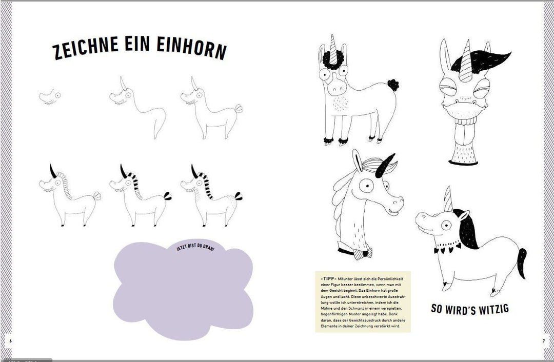 Witzige Fabelwesen zeichnen. Von Alraune bis Zombie | Kim, Heegyum
