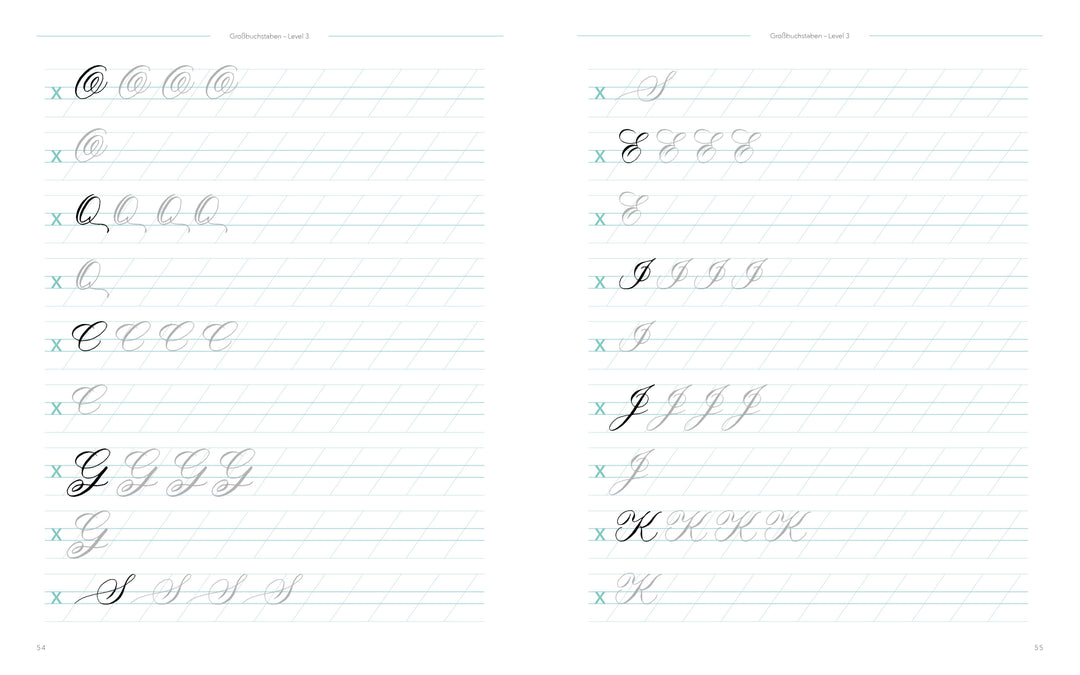 Kalligrafie von A bis Z - Das Übungsheft | Safarik, Natascha