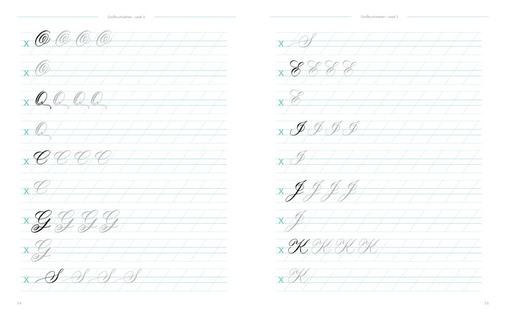 Kalligrafie von A bis Z - Das Übungsheft | Safarik, Natascha