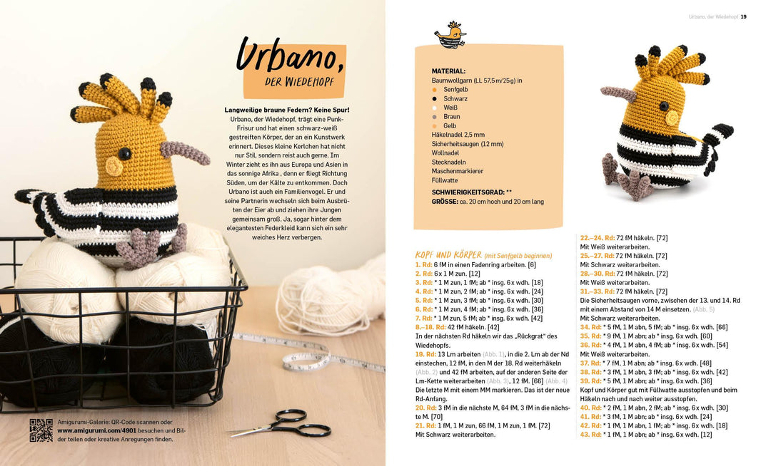 Alle meine Federfreunde: Kunterbunte Amigurumis häkeln | Flamingo, Pfau, Pap...