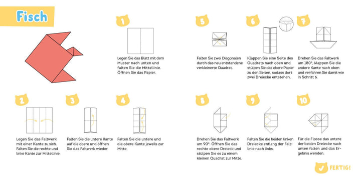 333 Origami - Kawaii Kitten - Niedliche Papiere falten für Katzen-Fans | -