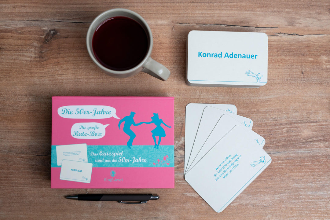 Das 50er-Jahre-Quiz. Das große Quiz-Spiel für Senioren rund um die 50er. Spi...