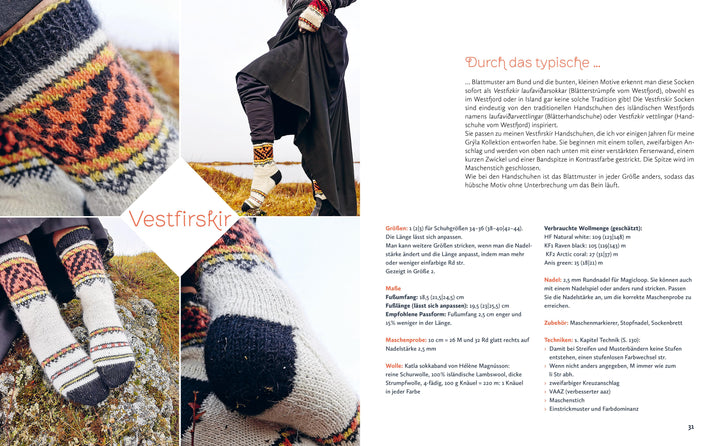 Island-Socken. Die schönsten Strickmuster aus dem Land der Nordlichter | Mag...