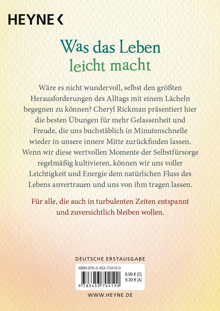 Das kleine Buch der Leichtigkeit | Rickman, Cheryl