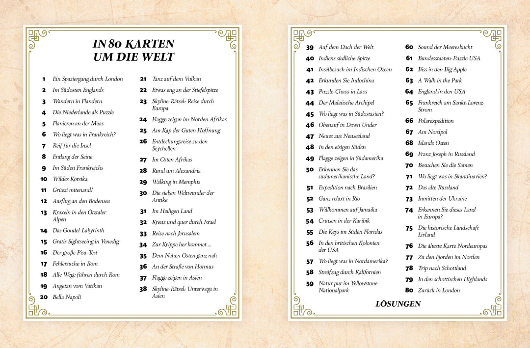 Rätselbuch der Landkarten. In 80 Karten um die Welt | Kiefer, Philip