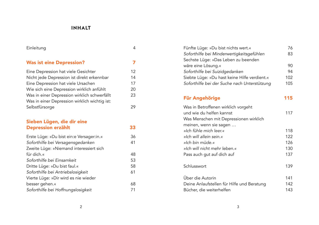 7 Lügen, die dir eine Depression erzählt | Berger, Dinah-Kristin