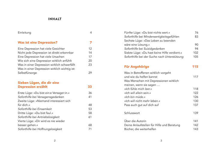 7 Lügen, die dir eine Depression erzählt | Berger, Dinah-Kristin