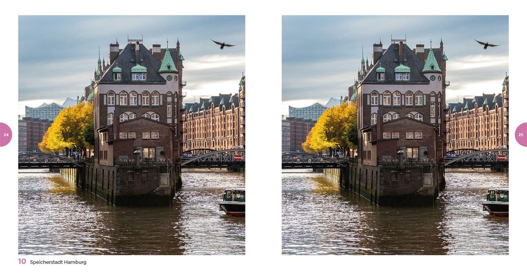 In 444 Fehlern um die Welt - Deutschland. Finde die Unterschiede in den schö...