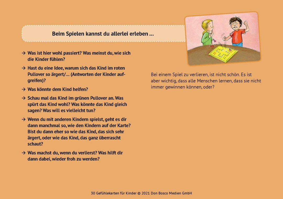 30 Gefühlekarten für Kinder | Bücken-Schaal, Monika