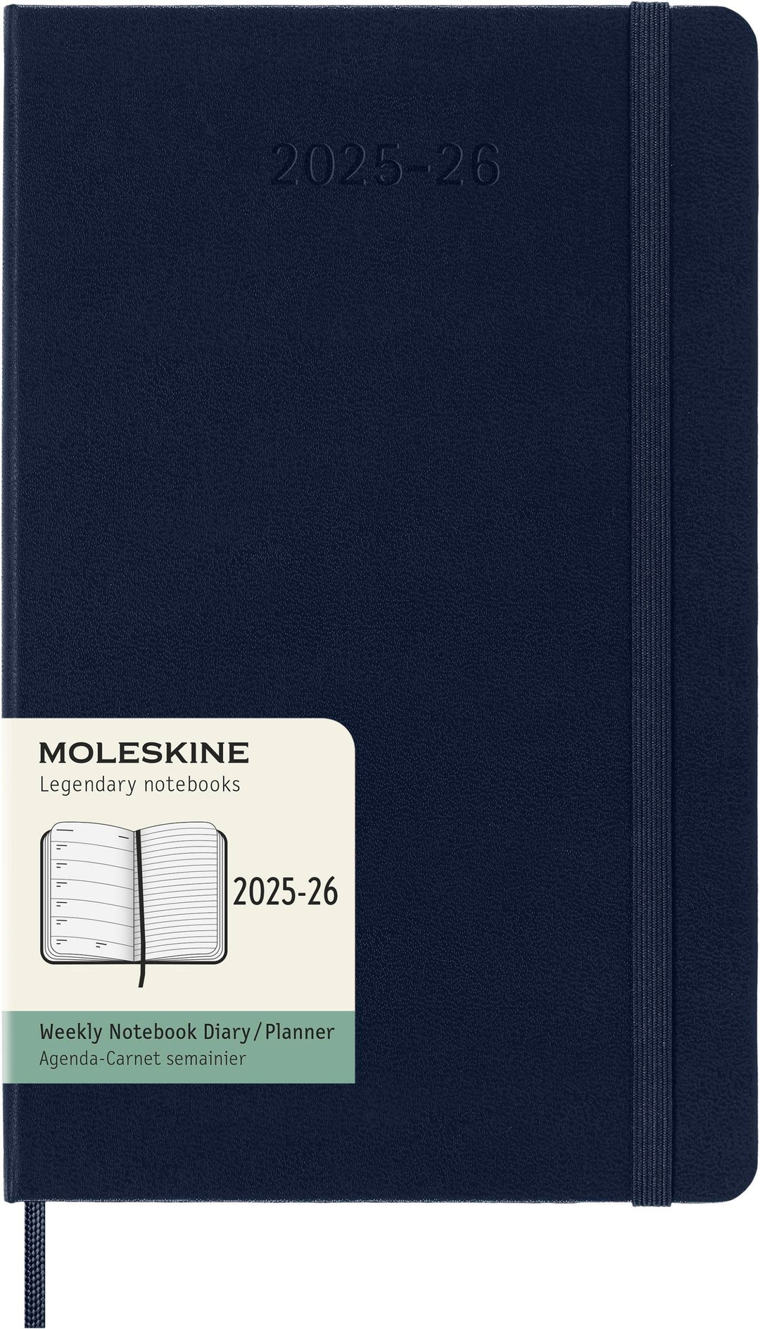 Moleskine 18 Monate Wochen Notizkalender 2025/2026, L/A5, 1 Wo = 1 Seite, Re...