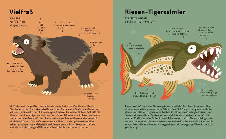 Das Lexikon gruseliger Tiere | Bunting, Philip