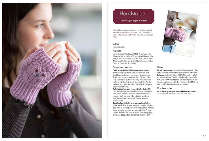 Die schönsten Zopfmuster häkeln | Prell, Sonja