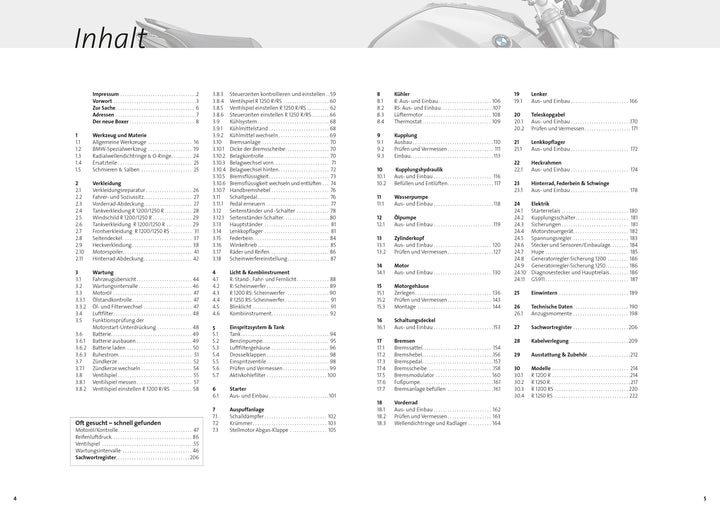 BMW R 1200 R, BMW R 1250 R, BMW R 1200 RS, BMW R 1250 RS Reparaturanleitung ...