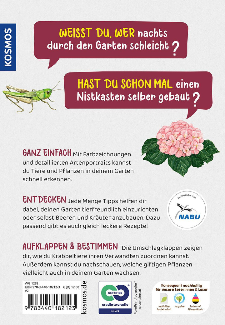 Was lebt im Garten? Kindernaturführer | Oftring, Bärbel