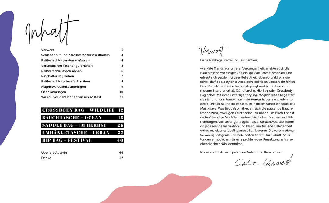 Bauchtaschen nähen | Komarek, Sabine