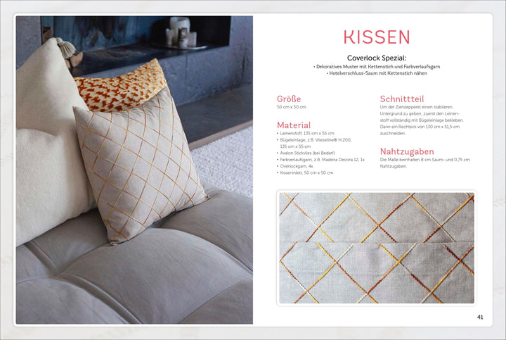 Praxiswissen - Nähen mit dem Coverlock-Stich | Klein, Andrea