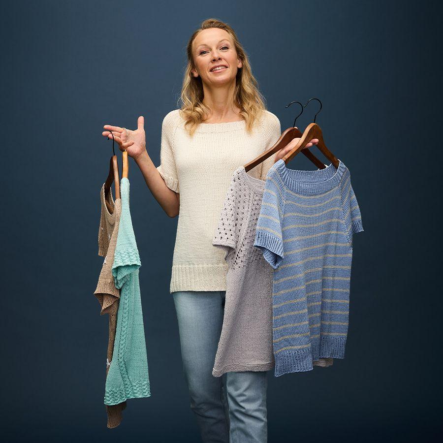 Aus 1 mach viele. Raglan-Shirts stricken | Jäger, Silvia